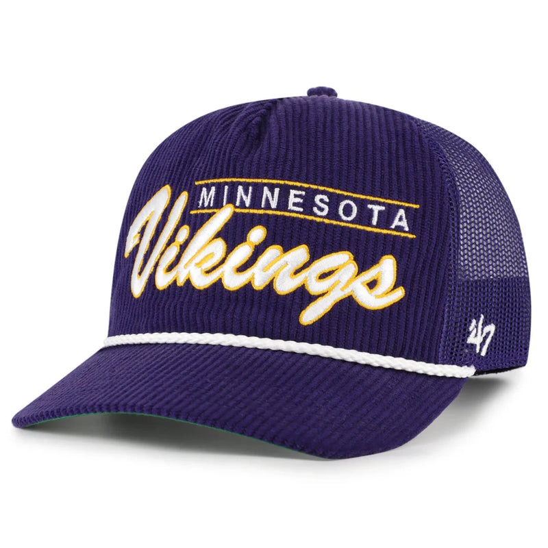Minnesota Vikings '47 Brand Purple Double Header Hitch Rope Adjustable Hat