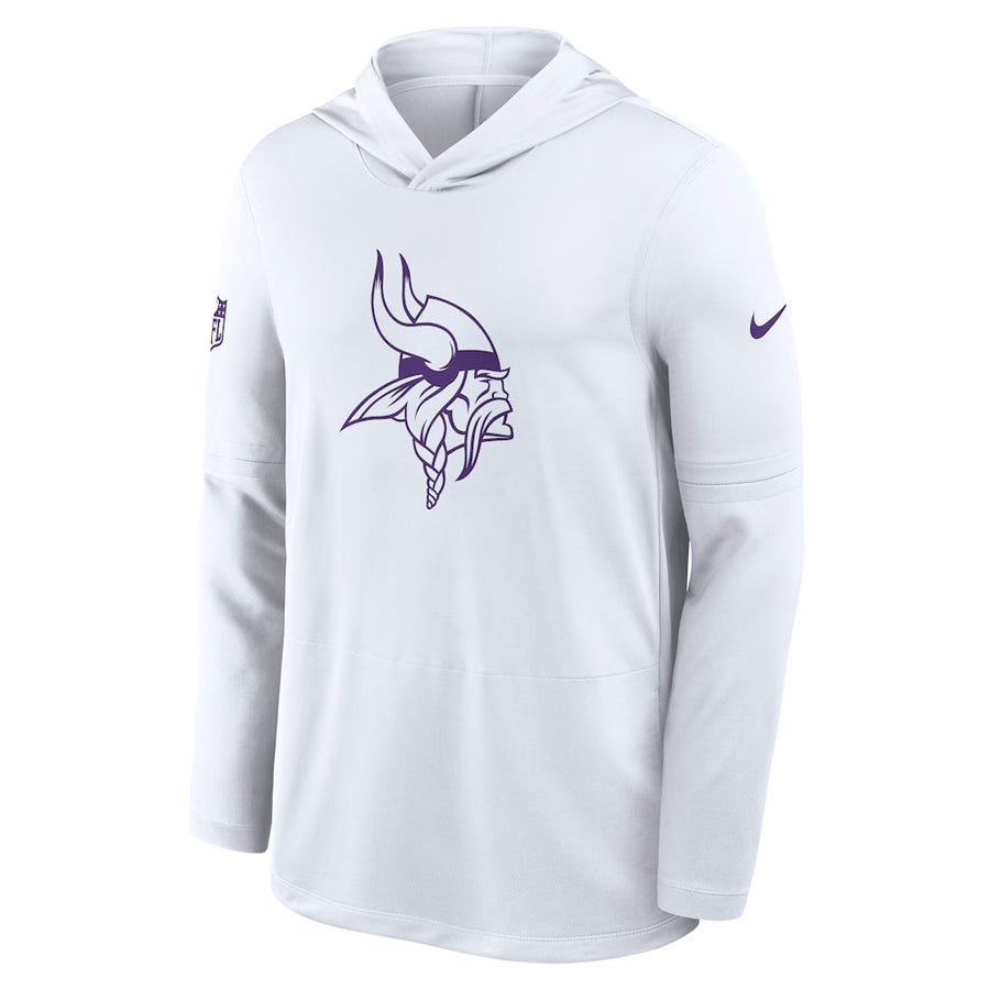 AVAILABLE IN-STORE ONLY! Minnesota Vikings Nike White Exceptional Odds Light Weight Hoodie Sweatshirts Nike
