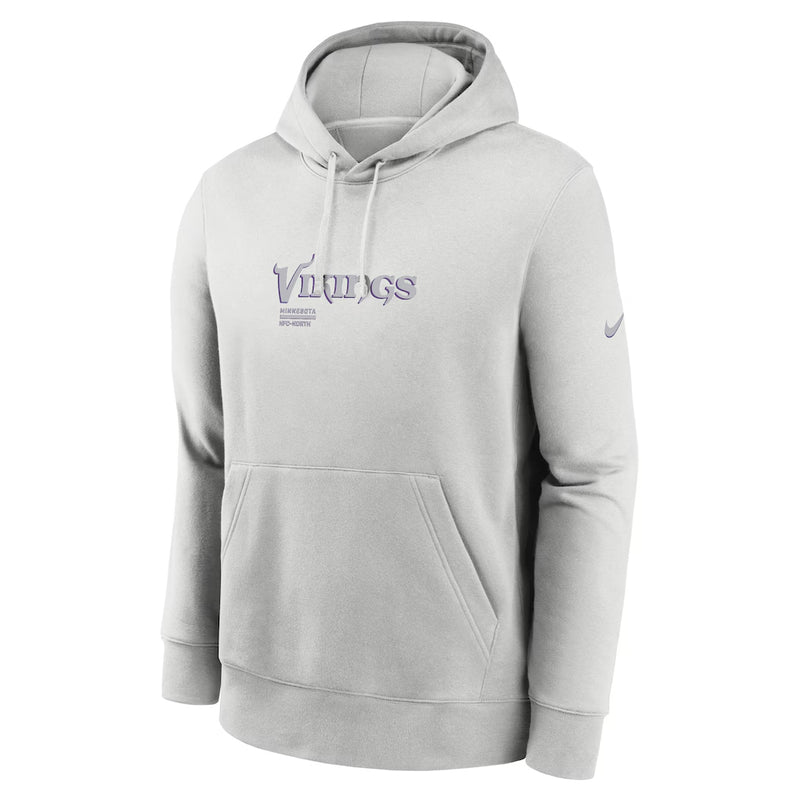 Minnesota Vikings Nike Gray French Terry Club Hoodie Sweatshirts Nike