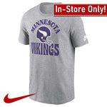 AVAILABLE IN-STORE ONLY! Minnesota Vikings Gray Groove Essential Tee T-Shirts Nike   