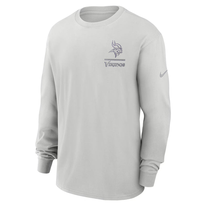 Minnesota Vikings Nike Gray Essential Long Sleeve Tee T-Shirts Nike