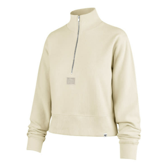 Minnesota Vikings Women's '47 Brand Mojave Tranquility Rib Half Zip