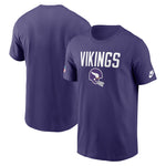 Minnesota Vikings Nike Purple Rewind Club Logo Tee T-Shirts Nike