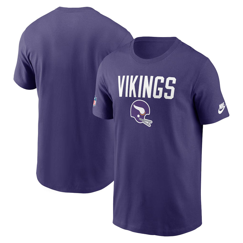 Minnesota Vikings Nike Purple Rewind Club Logo Tee T-Shirts Nike