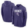 Minnesota Vikings Nike Purple Rewind Club Logo Light Weight Hoodie T-Shirts Nike