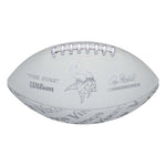 Minnesota Vikings White Training Camp Wilson Full Size Football Collectibles Fan HQ