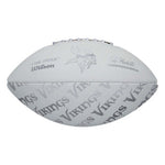 Minnesota Vikings White Training Camp Wilson Full Size Football Collectibles Fan HQ