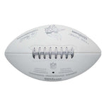 Minnesota Vikings White Training Camp Wilson Full Size Football Collectibles Fan HQ