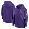Minnesota Vikings Nike Women's Purple Rewind Phoenix Full Zip Sweatshirt Womens Nike