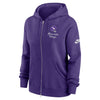 Minnesota Vikings Nike Women's Purple Rewind Phoenix Full Zip Sweatshirt Womens Nike