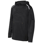 Minnesota Vikings Youth Black Embossed Pullover Light Weight Hoodie Kids Outerstuff