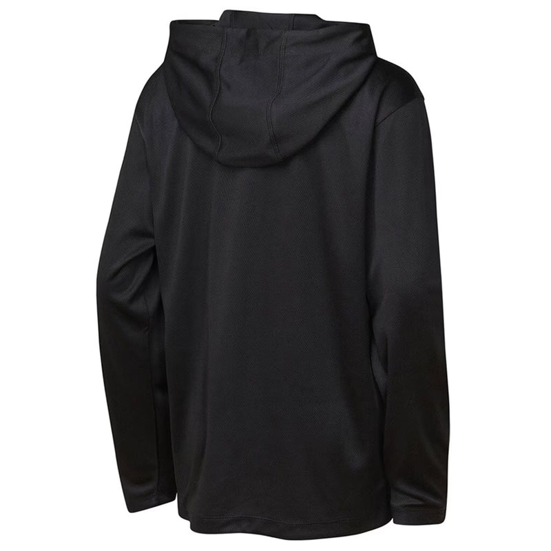 Minnesota Vikings Youth Black Embossed Pullover Light Weight Hoodie Kids Outerstuff