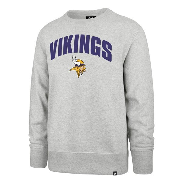 Minnesota Vikings '47 Brand Gray Headline Crew Sweatshirt