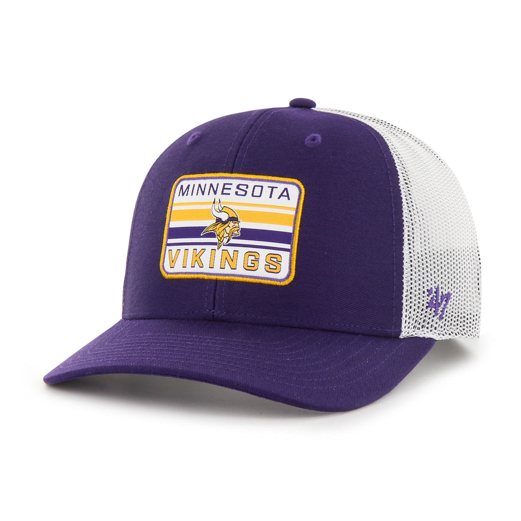 Minnesota Vikings '47 Brand Purple Patch Drifter Trucker Hat Hats 47 Brand   