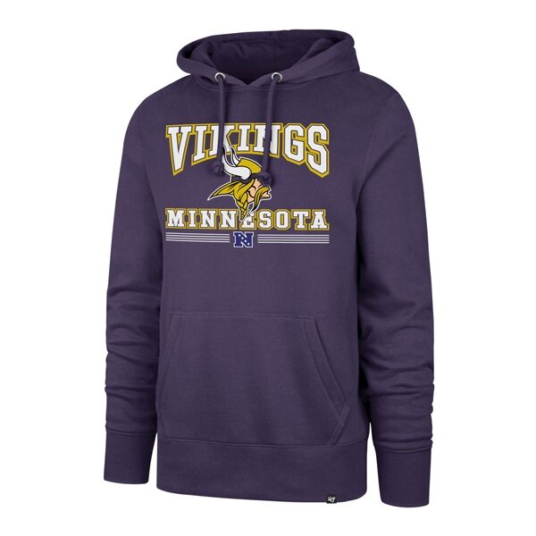 Minnesota Vikings '47 Brand Purple Headline Hoodie