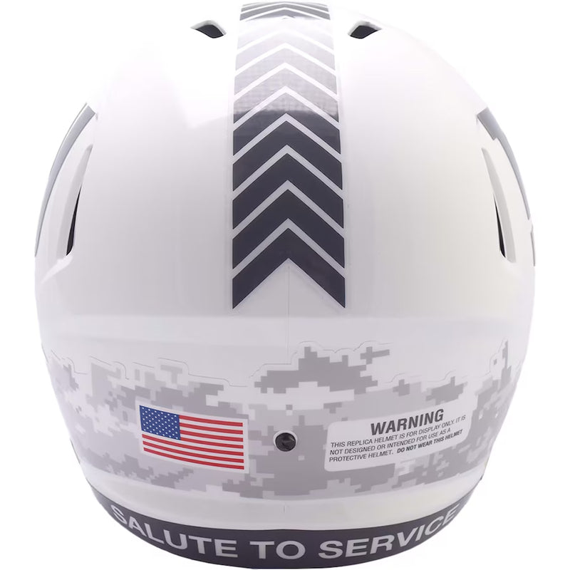 Minnesota Vikings Unsigned Riddell 2024 Salute To Service Mini Helmet Collectibles Riddell   