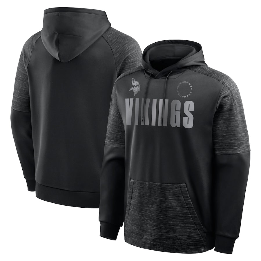 Minnesota Vikings Fanatics Black Chip Shot Pullover Hoodie Sweatshirts Fanatics