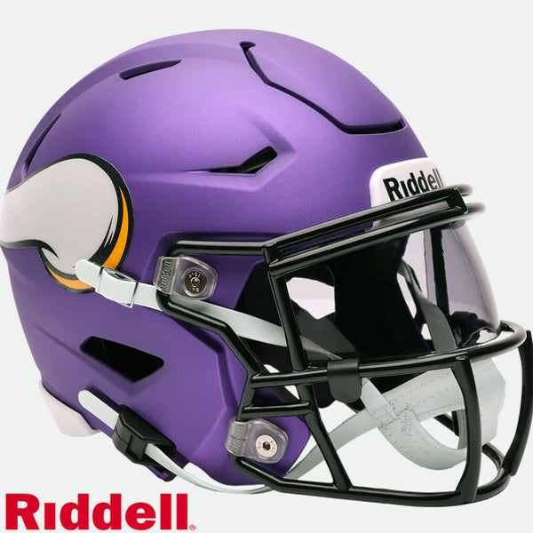Minnesota Vikings Unsigned Riddell SpeedFlex Midi Mid-Size Helmet Collectibles Riddell