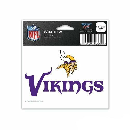 Minnesota Vikings Window Cling Accessories Wincraft   