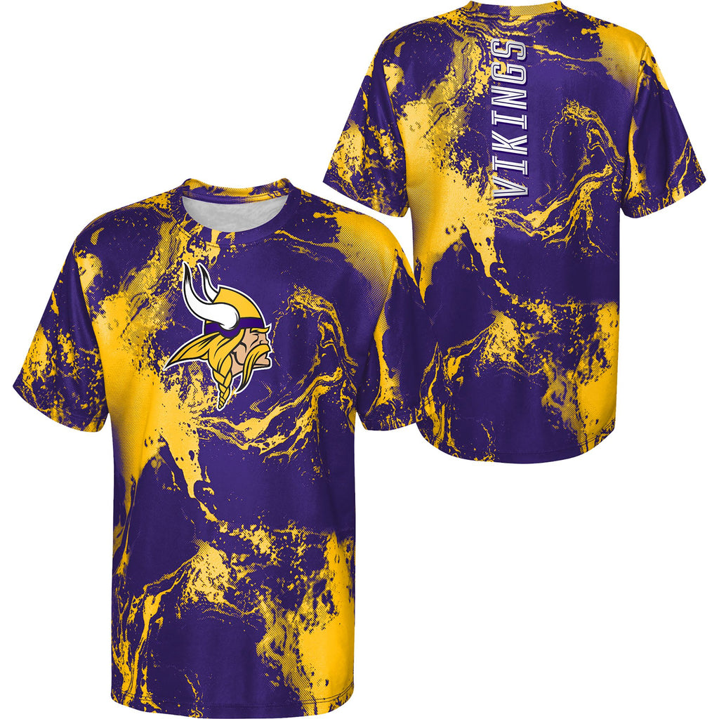 Minnesota Vikings Youth In The Mix Tee Kids Outerstuff   
