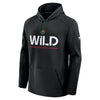 Minnesota Wild Fanatics Black Authentic Pro Primary Pullover Hoodie