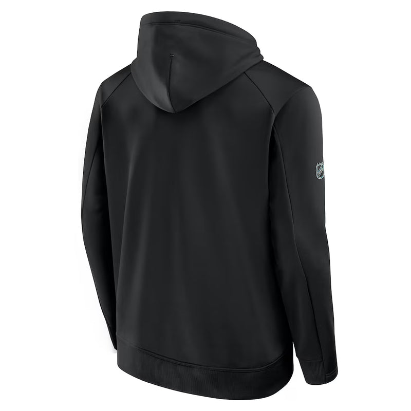 Minnesota Wild Fanatics Black Authentic Pro Primary Pullover Hoodie