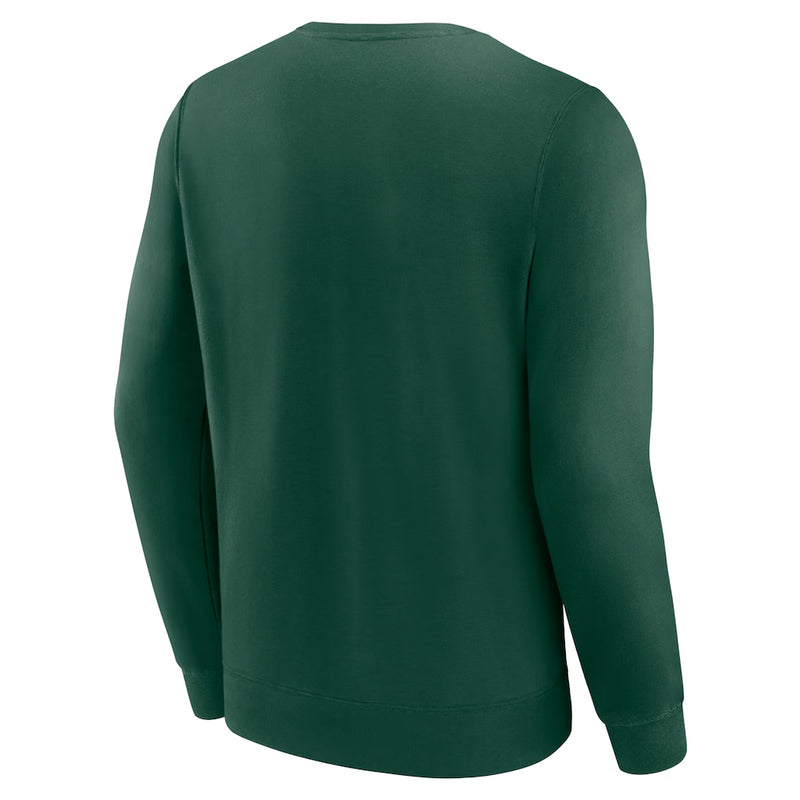 Minnesota Wild Fanatics Green Focus Fleece Crewneck