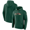Minnesota Wild Fanatics Green Authentic Pro Pullover Hoodie