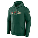 Minnesota Wild Fanatics Green Authentic Pro Pullover Hoodie