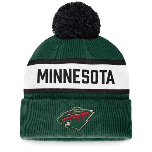Minnesota Wild Fanatics Green MIN Cuff Knit w/ Pom