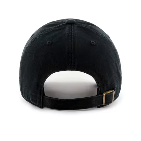 Minnesota Timberwolves '47 Brand Black Clean Up Logo Adjustable Hat Hats 47 Brand