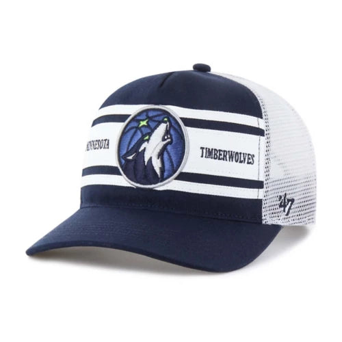 Minnesota Timberwolves '47 Brand Hitch Double Header Adjustable Snapback Hat