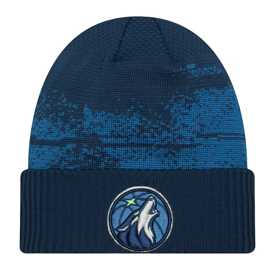 Minnesota Timberwolves New Era Navy Tip-Off Cuff Knit Hats New Era