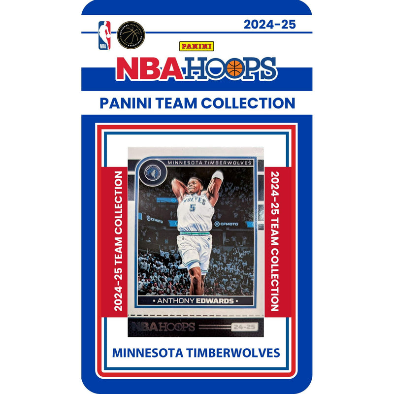 2024-25 Minnesota Timberwolves NBA Hoops Team Set Trading Cards Fan HQ