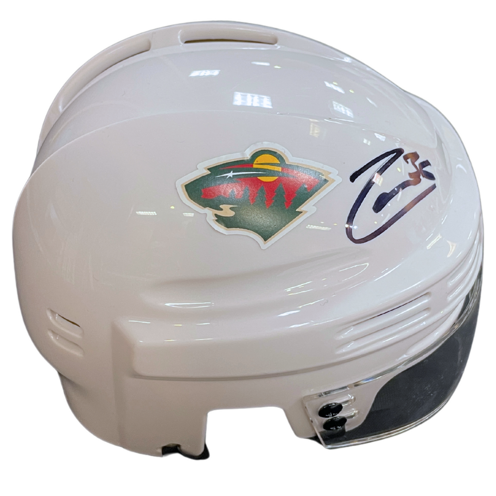Mats Zuccarello Autographed Minnesota Wild Mini Helmet Autographs FanHQ