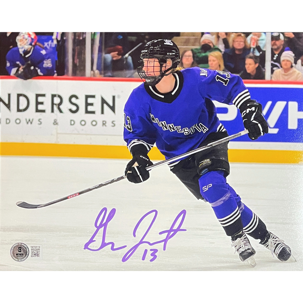 Grace Zumwinkle Autographed PWHL Minnesota 8x10 Photo Autographs FanHQ   