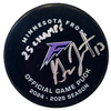 Grace Zumwinkle Autographed Minnesota Frost Official Game Puck w/ 25 Champs Inscription Autographs FanHQ