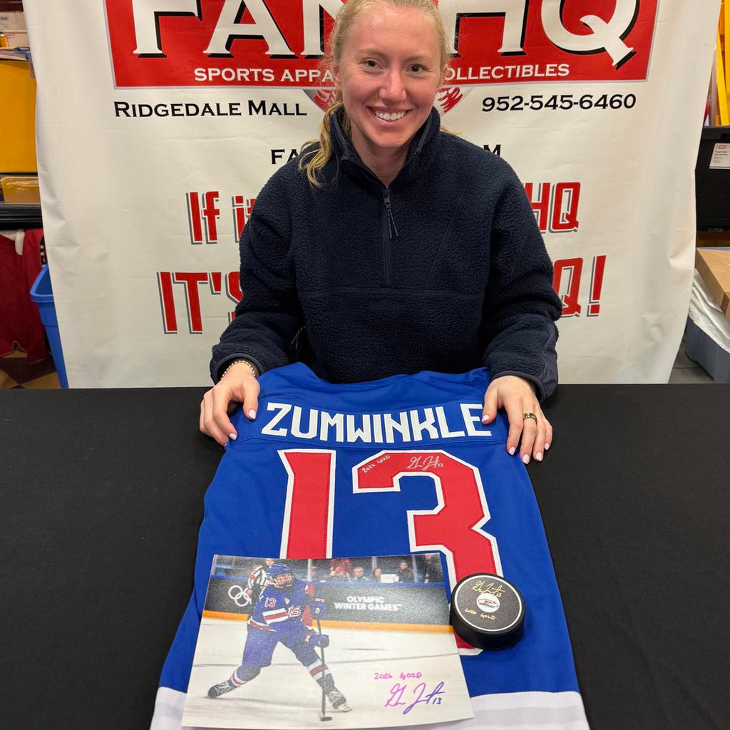 Grace Zumwinkle Autographed Team USA 8x10 Photo w/ 2026 Gold Inscription Autographs FanHQ