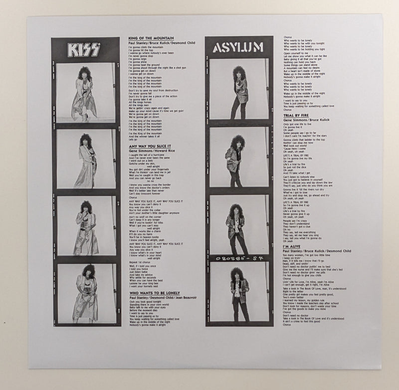Bruce Kulick Autographed KISS Asylum Vinyl Album
