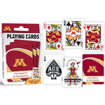 Minnesota Golden Gophers Playing Cards Collectibles Masterpieces   