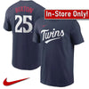 AVAILABLE IN-STORE ONLY! Byron Buxton Nike Navy Minnesota Twins Player Tee T-Shirts Nike   