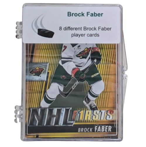 Brock Faber Player Card Case Trading Cards Fan HQ