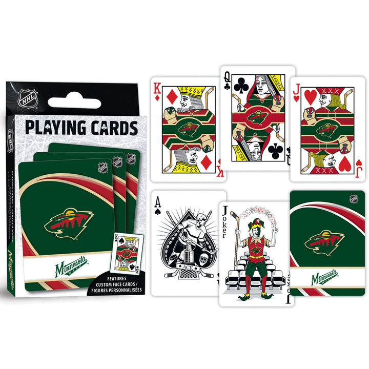 Minnesota Wild Playing Cards Collectibles Masterpieces   