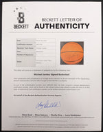 Michael Jordan Autographed & Inscribed Spalding Authentic NBA Game Basketball Autographs FanHQ   