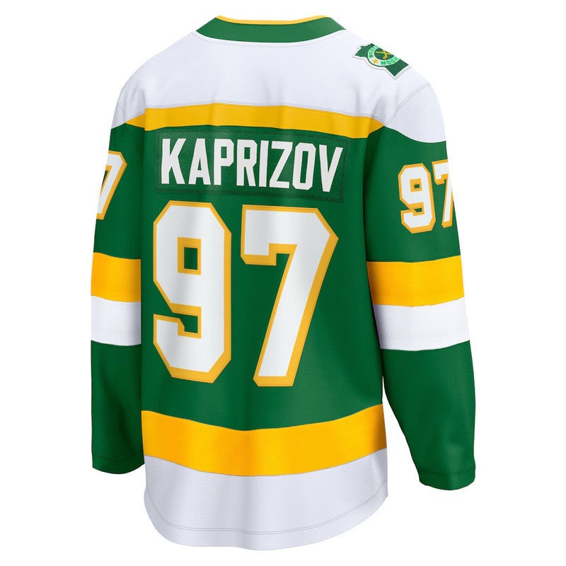 Kirill Kaprizov Minnesota Wild Green Retro Alternate Fanatics Breakaway Replica Jersey