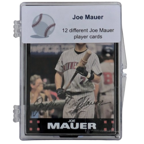 Joe Mauer Player Card Case Trading Cards Fan HQ