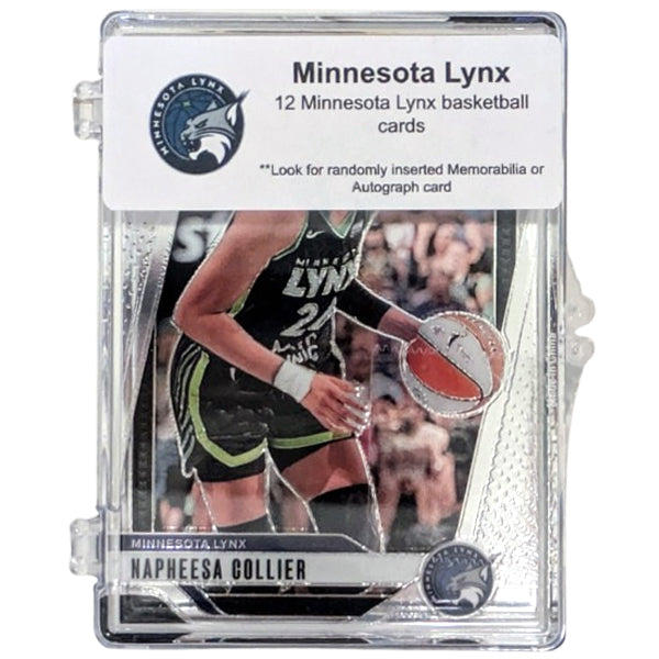 Minnesota Lynx 12 Basketball Card Mystery Box with Randomly Inserted Relic or Autograph Cards 1 Autograph or Memorabilia Card Trading Cards Fan HQ