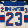 PRE-ORDER: Autographed USA White Olympic-Style Jersey w/ 1980 Gold! Inscription (Select Player From List)