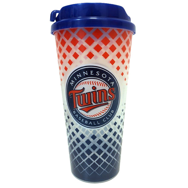 Minnesota Twins 24 oz. Double Wall Grid Tumbler Collectibles STL Wholesale   