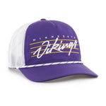 Minnesota Vikings '47 Brand Purple Downburst Hitch Rope Adjustable Hat Hats 47 Brand